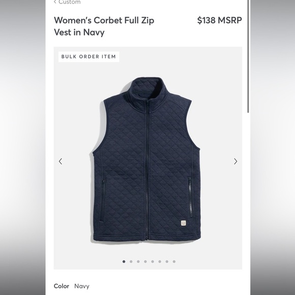 Women’s Marine Layer Corbet Vest - Brand NEW- Never Worn - Picture 1 of 3